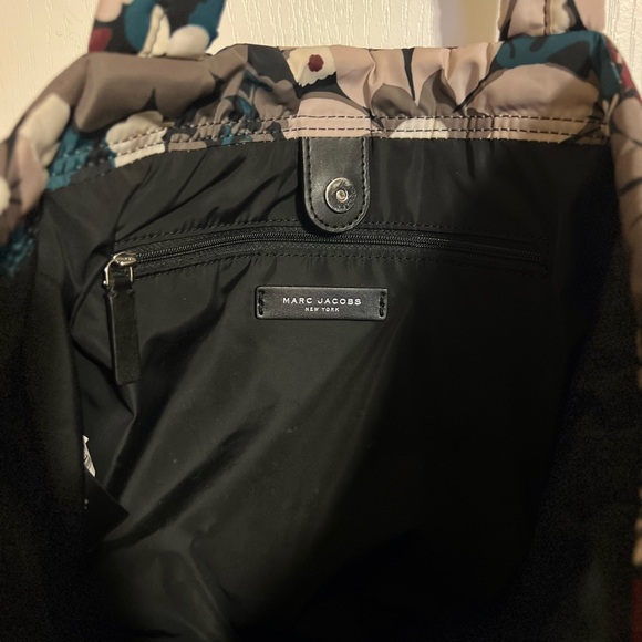 Marc Jacobs Floral Quilted Tote Bag - Maroon, Brown, Cream, Teal - Picture 4 of 6